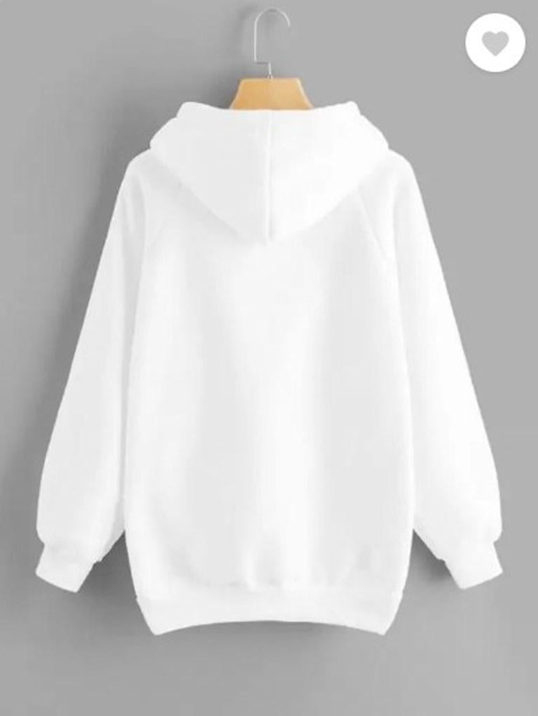 Men’s Classic White Fleece Plain Hoodie – Warm, Stylish & Soft Cozy Wear