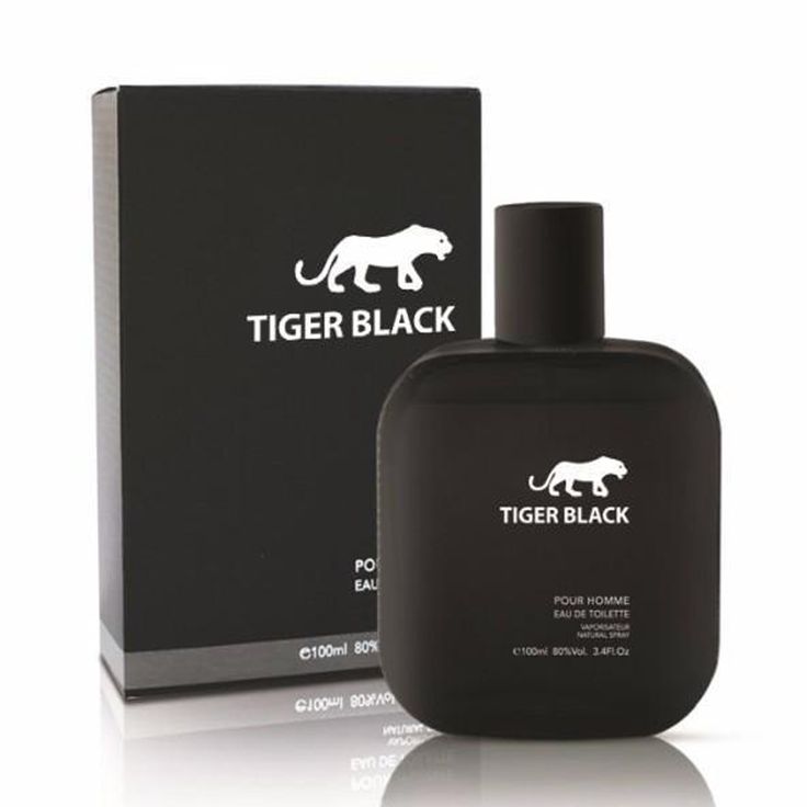 Tiger Black Eau de Toilette for Men – 100ml