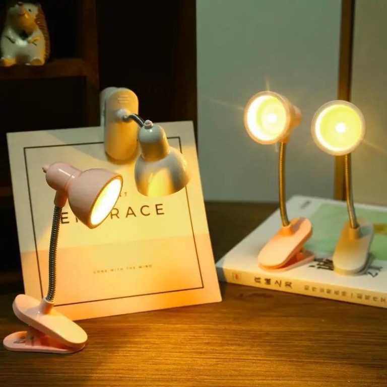 Mini LED Clamp Lamp – Portable USB Desk Light with Flexible Neck & Strong Clamp