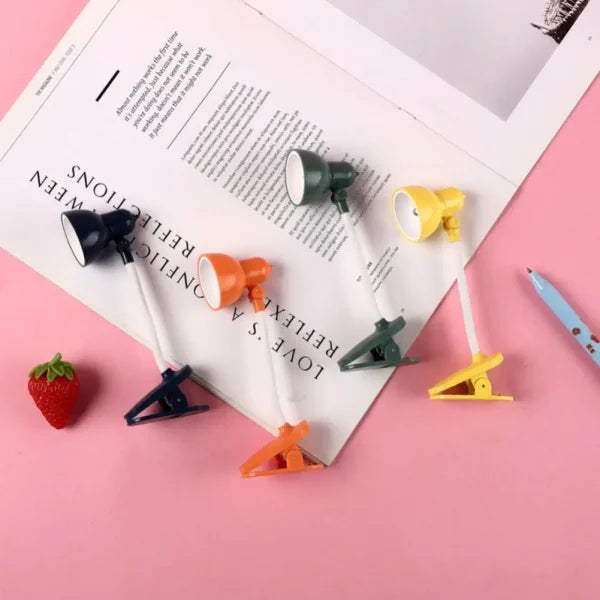 Mini LED Clamp Lamp – Portable USB Desk Light with Flexible Neck & Strong Clamp